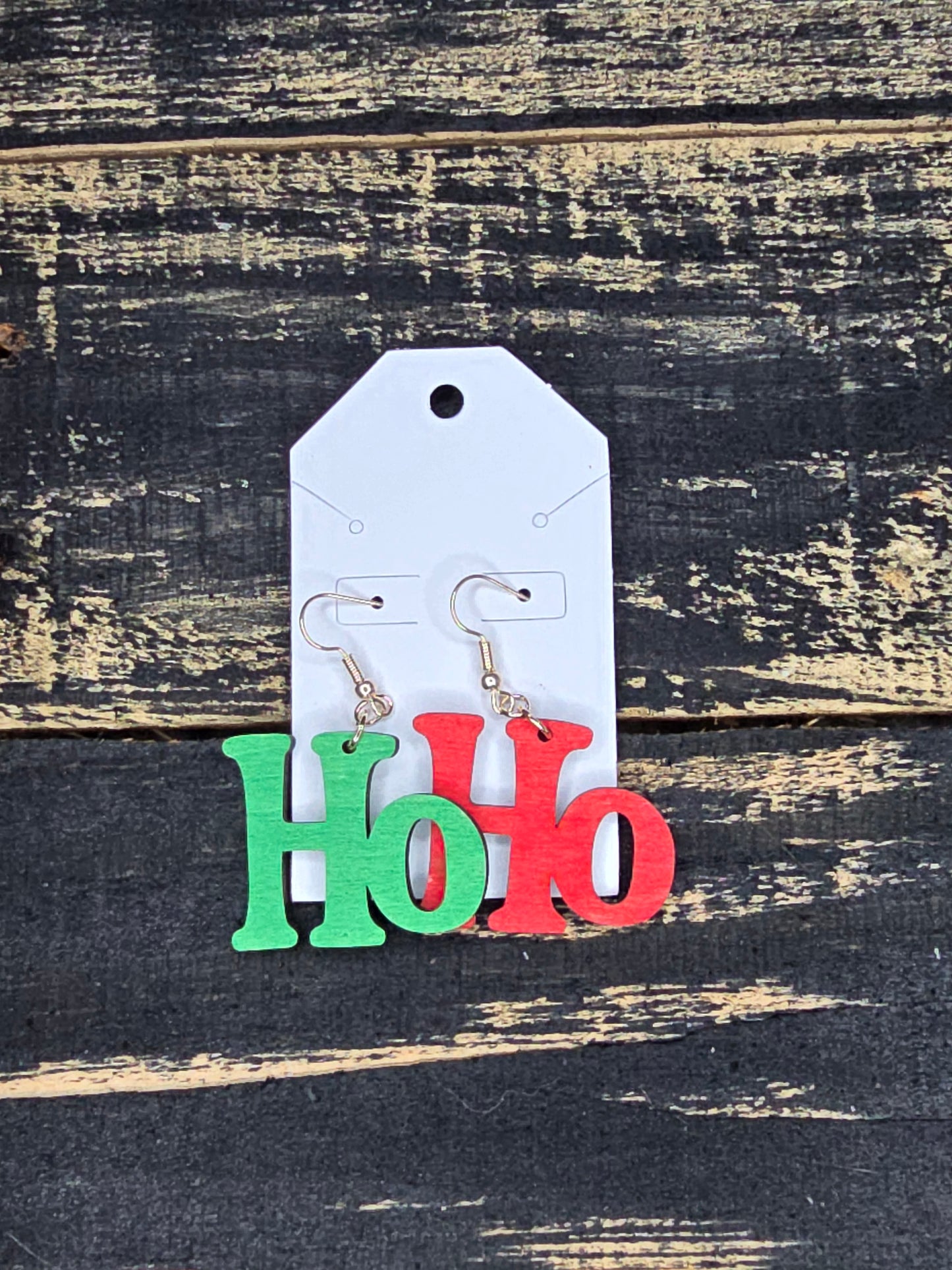 Ho Ho Christmas Earrings