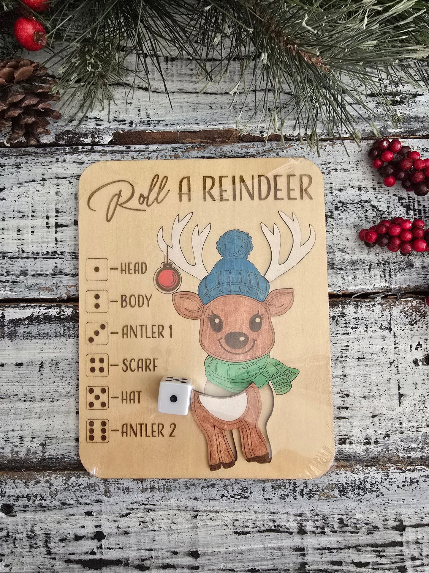 Roll A Reindeer Puzzle