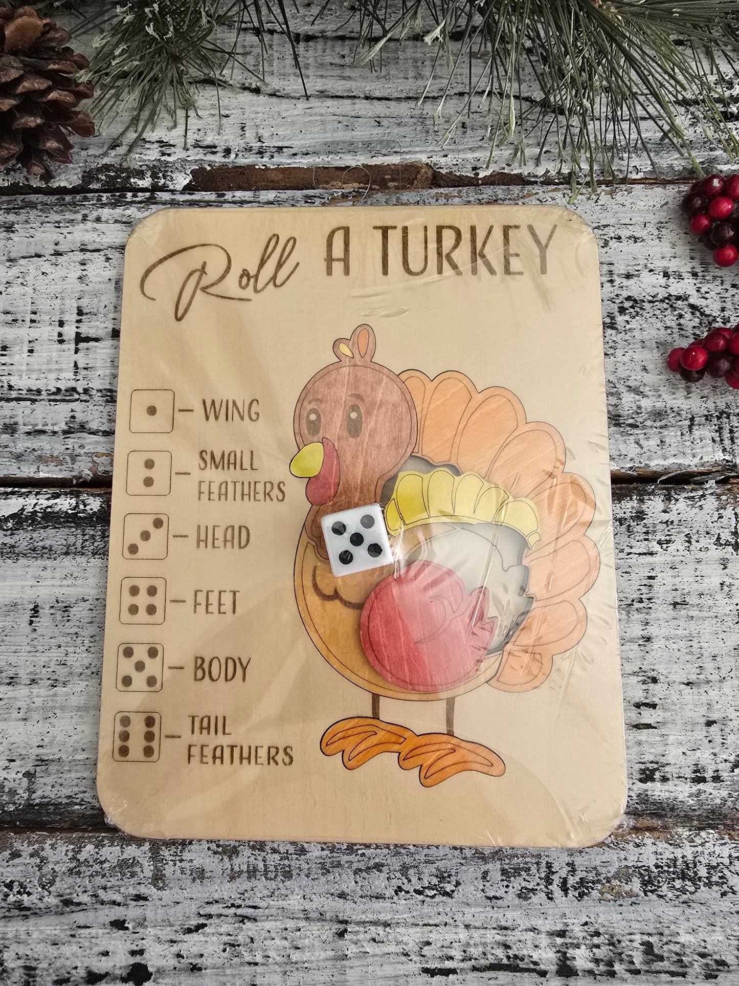Roll A Turkey Puzzle
