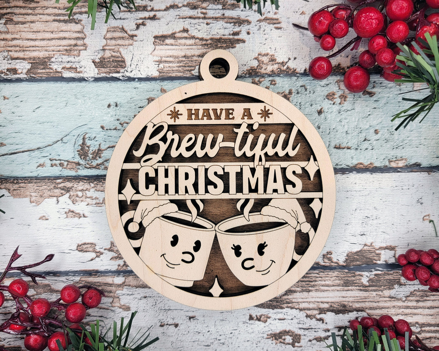 Brew-tiful Christmas Ornament