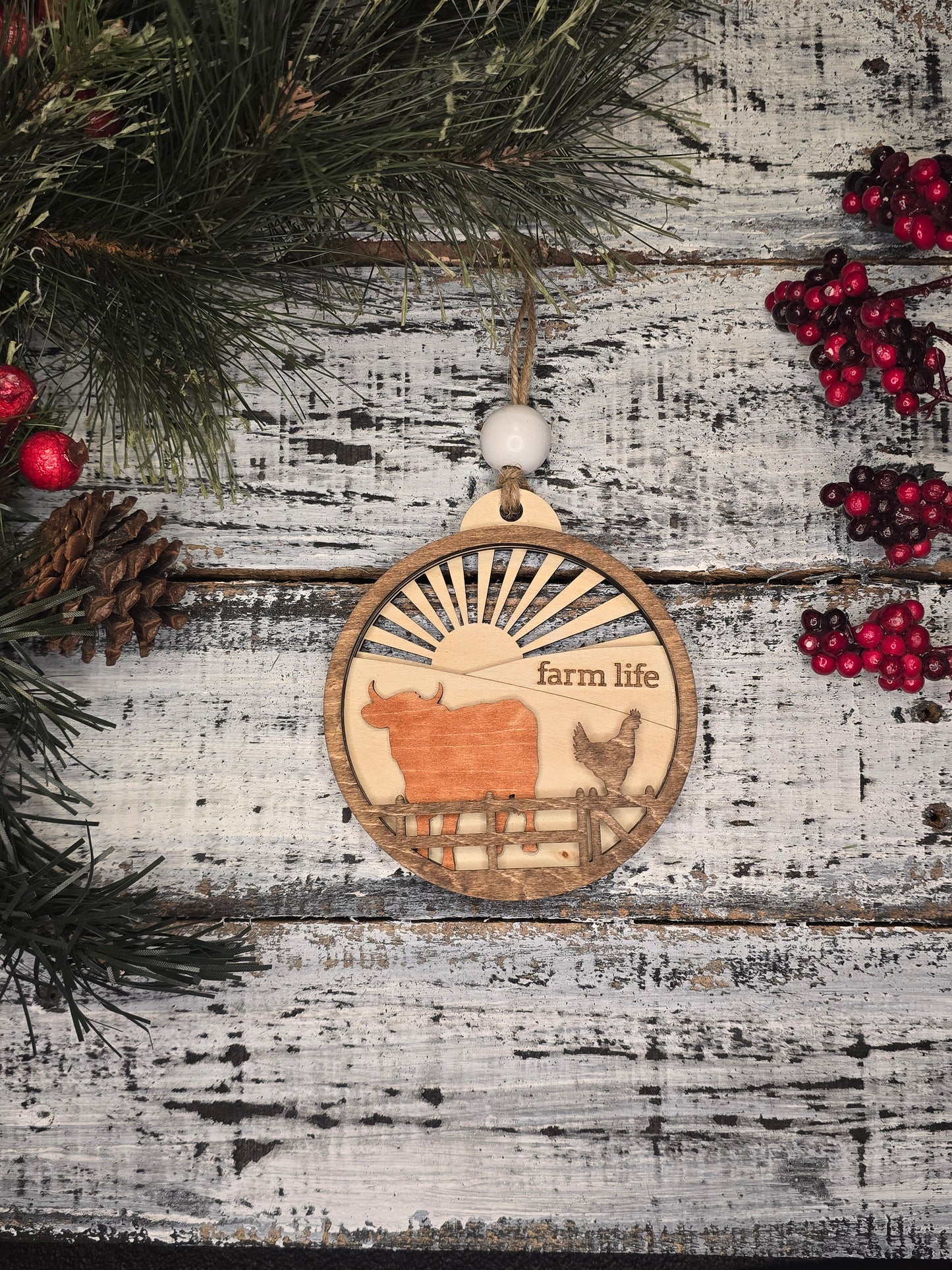 Farm Life Ornament