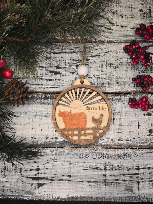 Farm Life Ornament