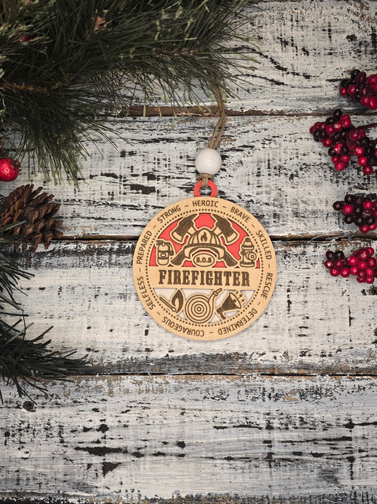 Firefighter Profession Ornament