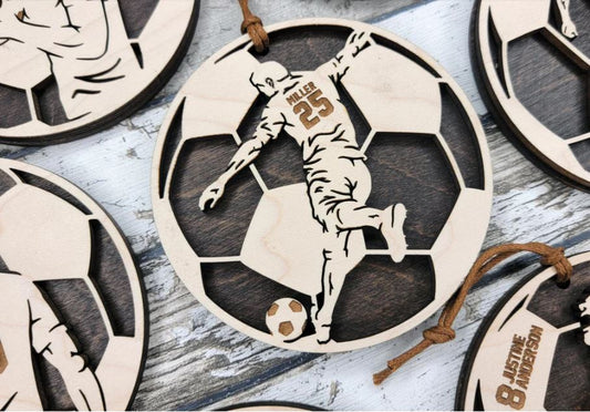 Stadium Spotlight Soccer Ornaments