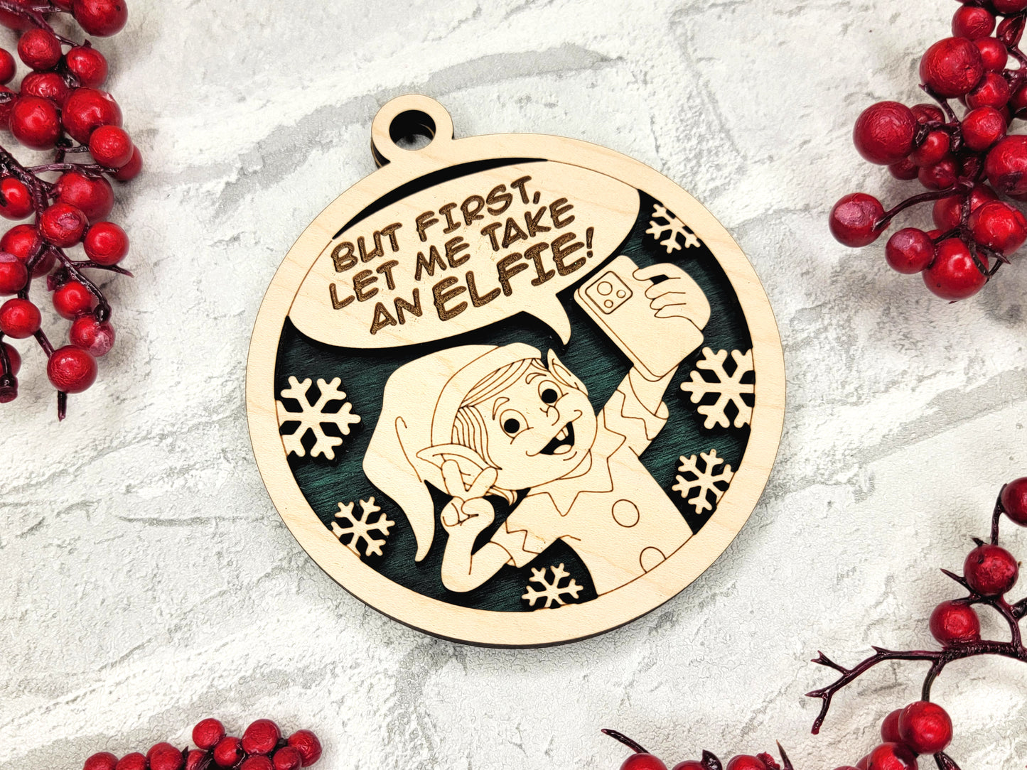 Christmas Pun Ornaments