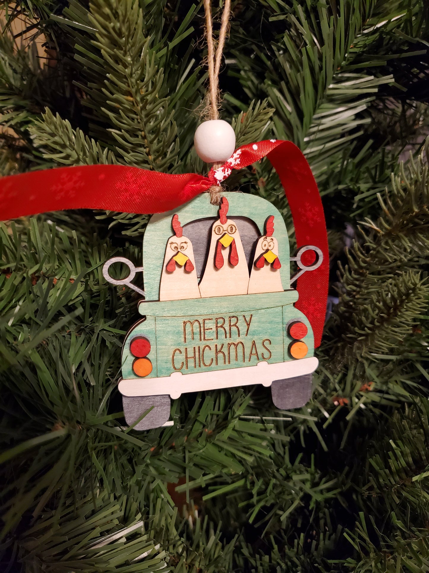 Merry Chickmas Ornament