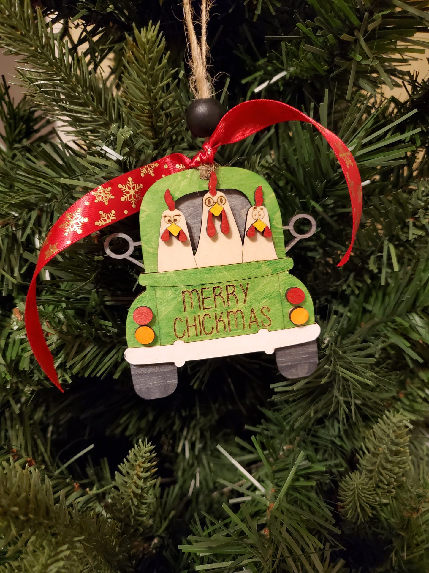 Merry Chickmas Ornament