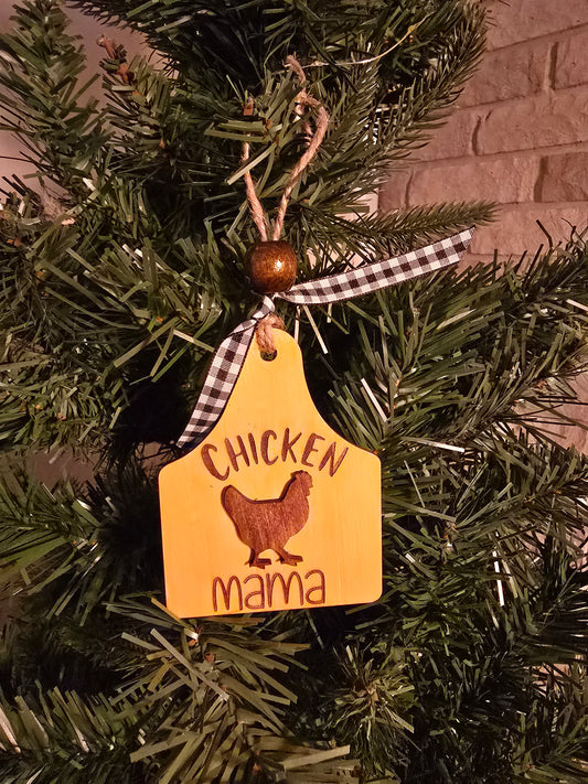 Chicken Mama Ornament