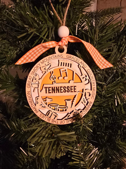 Tennessee Ornament