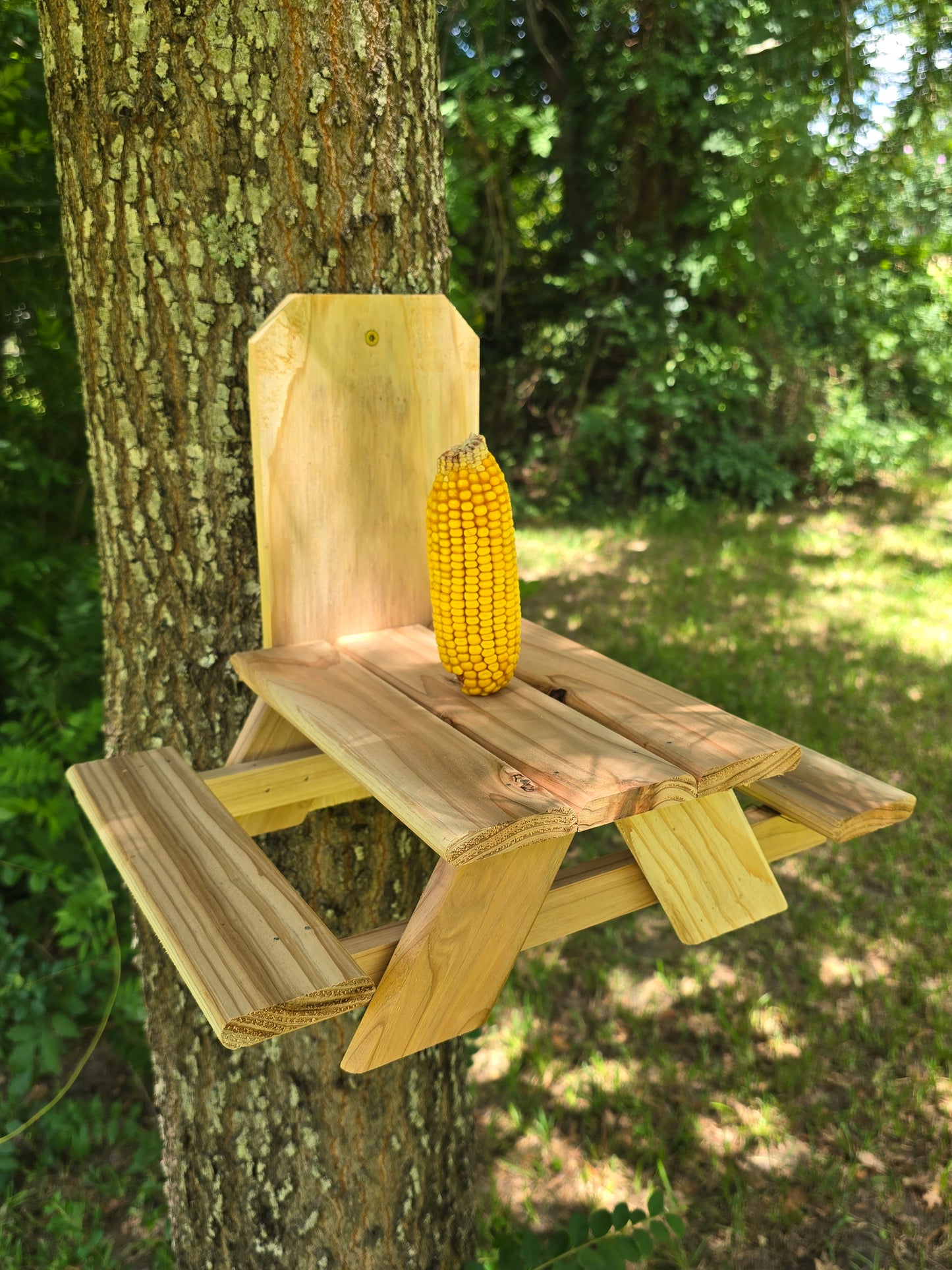 Squirrel Picnic Table Feeder