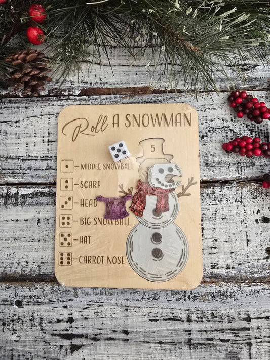 Roll A Snowman Puzzle