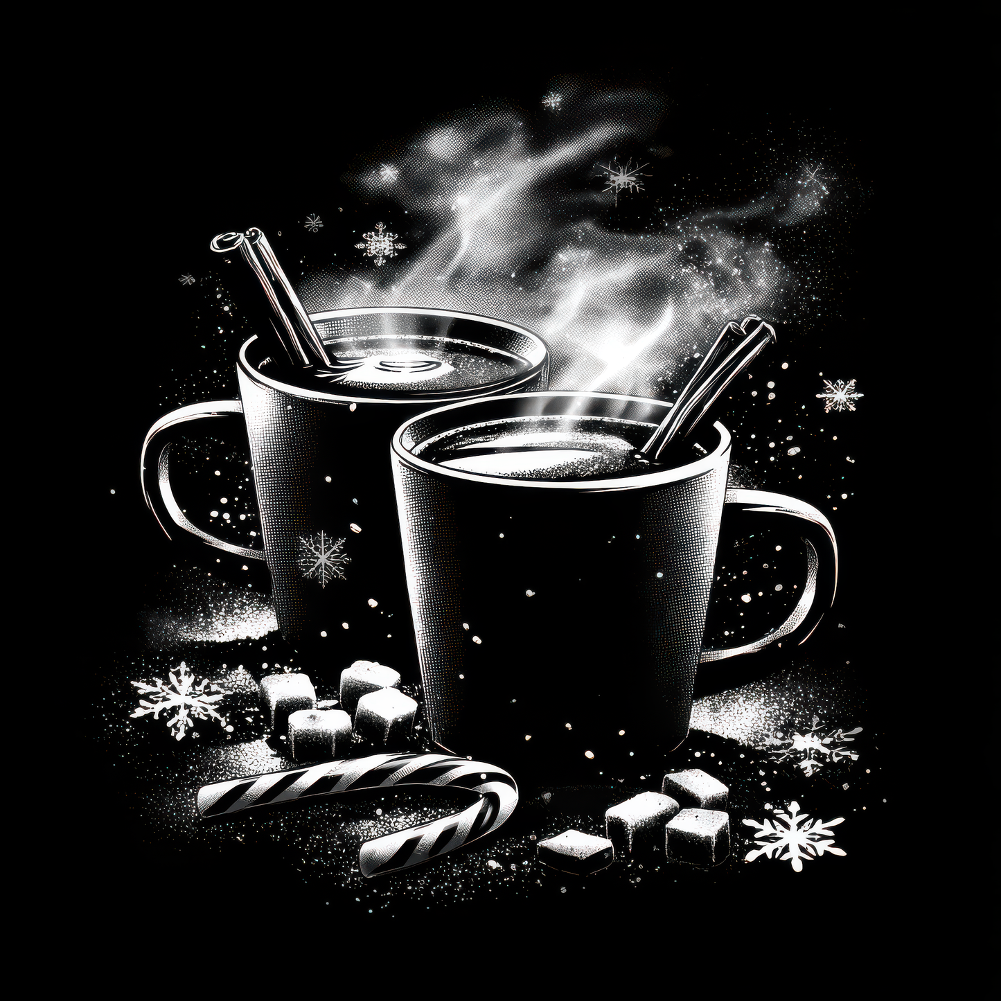 Slate Coasters - Christmas