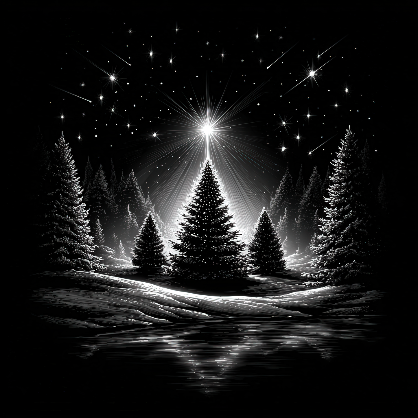 Slate Coasters - Christmas