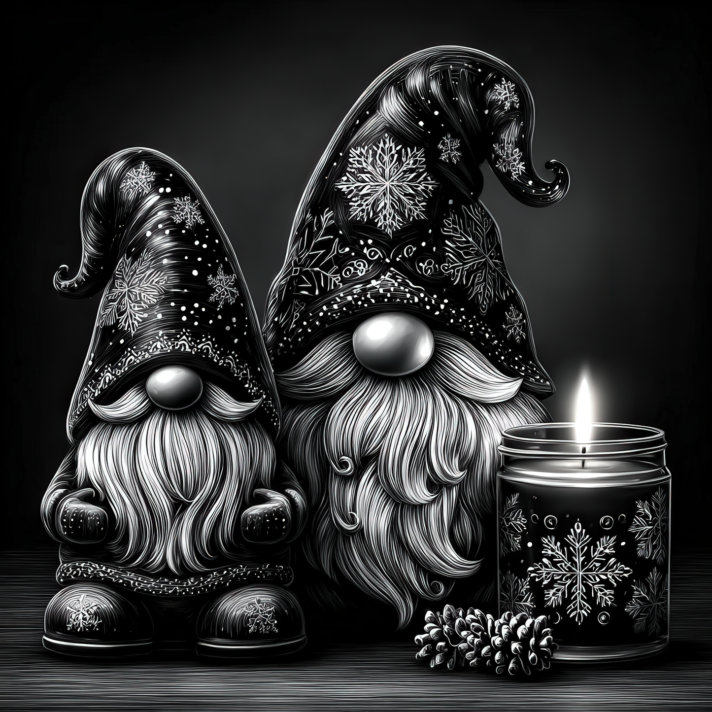 Slate Coasters - Christmas