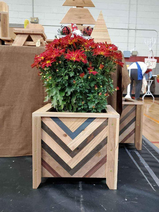 Herringbone Planter