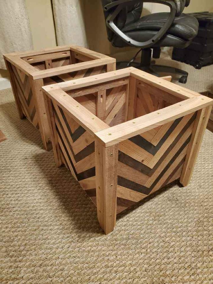 Herringbone Planter