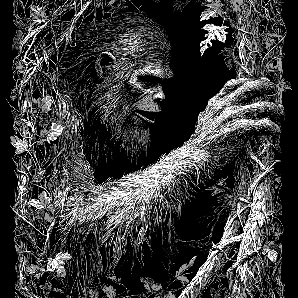 Slate Coasters - Bigfoot Second Set
