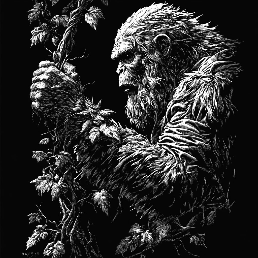 Slate Coasters - Bigfoot Second Set