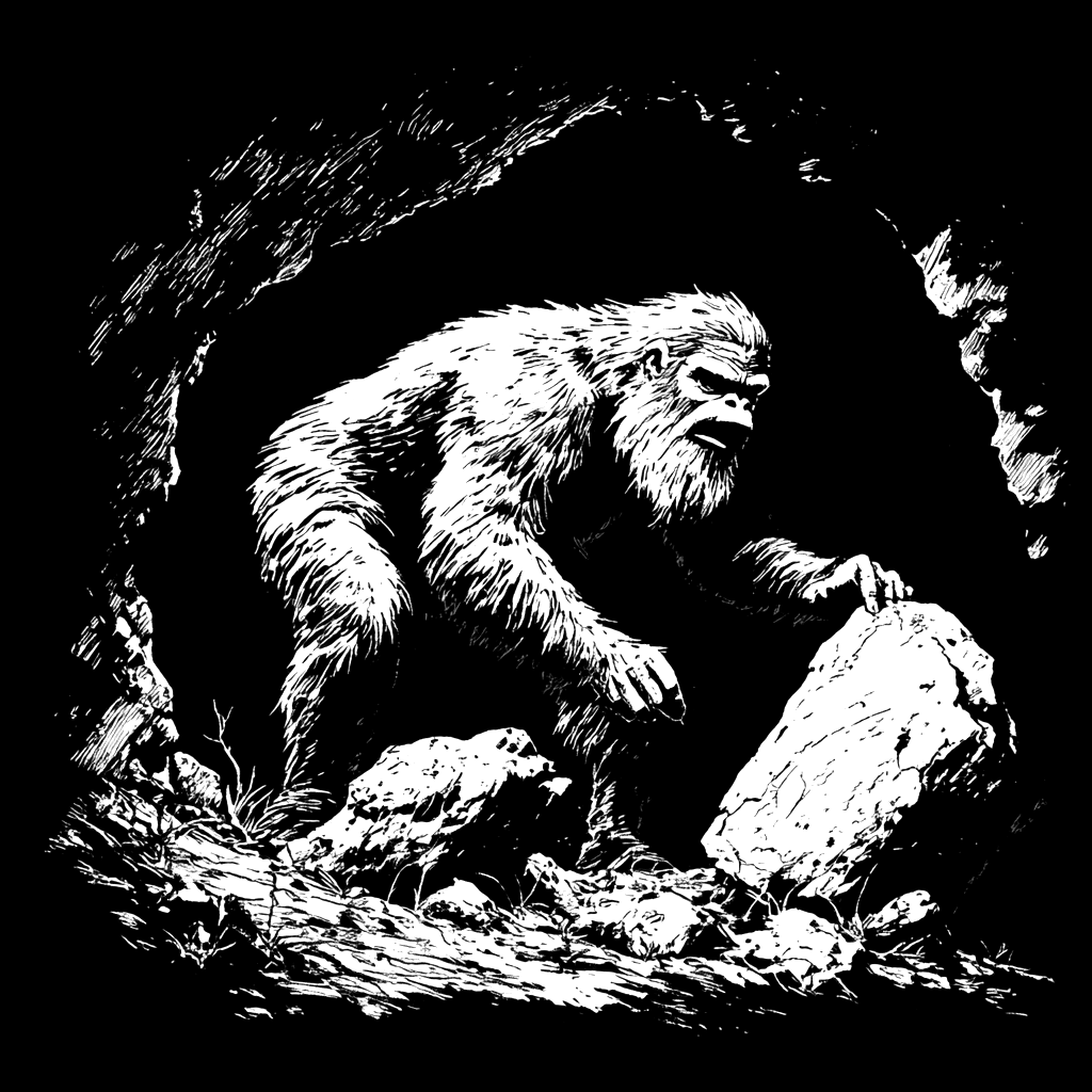 Slate Coasters - Bigfoot Second Set