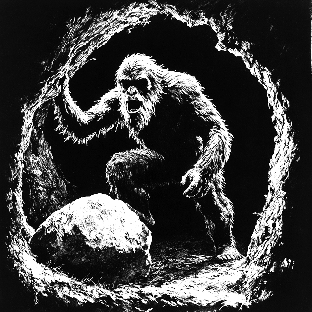 Slate Coasters - Bigfoot Second Set