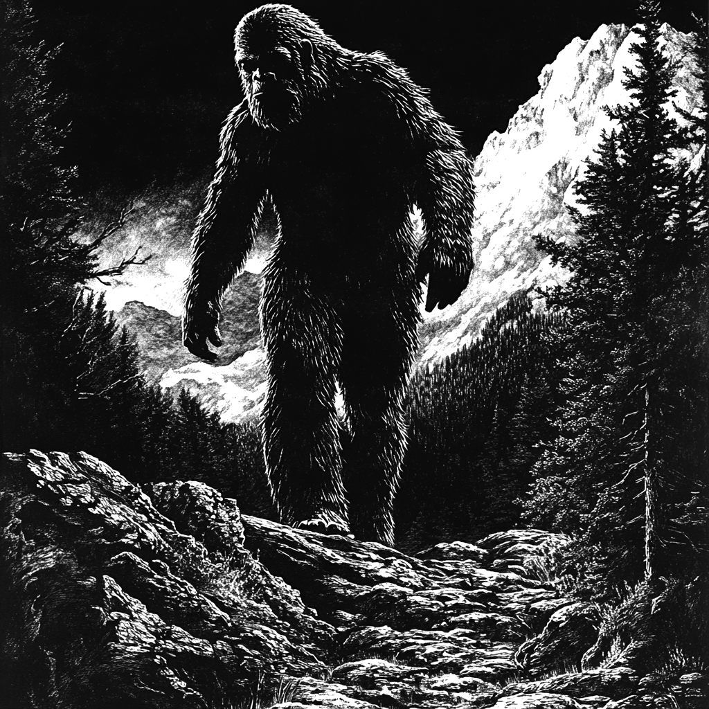 Slate Coasters - Bigfoot Second Set