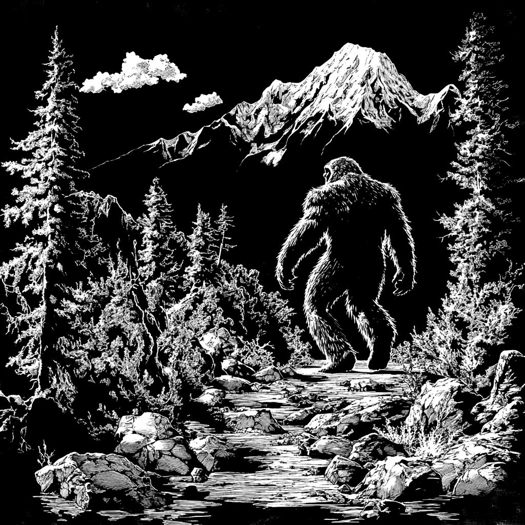 Slate Coasters - Bigfoot Second Set