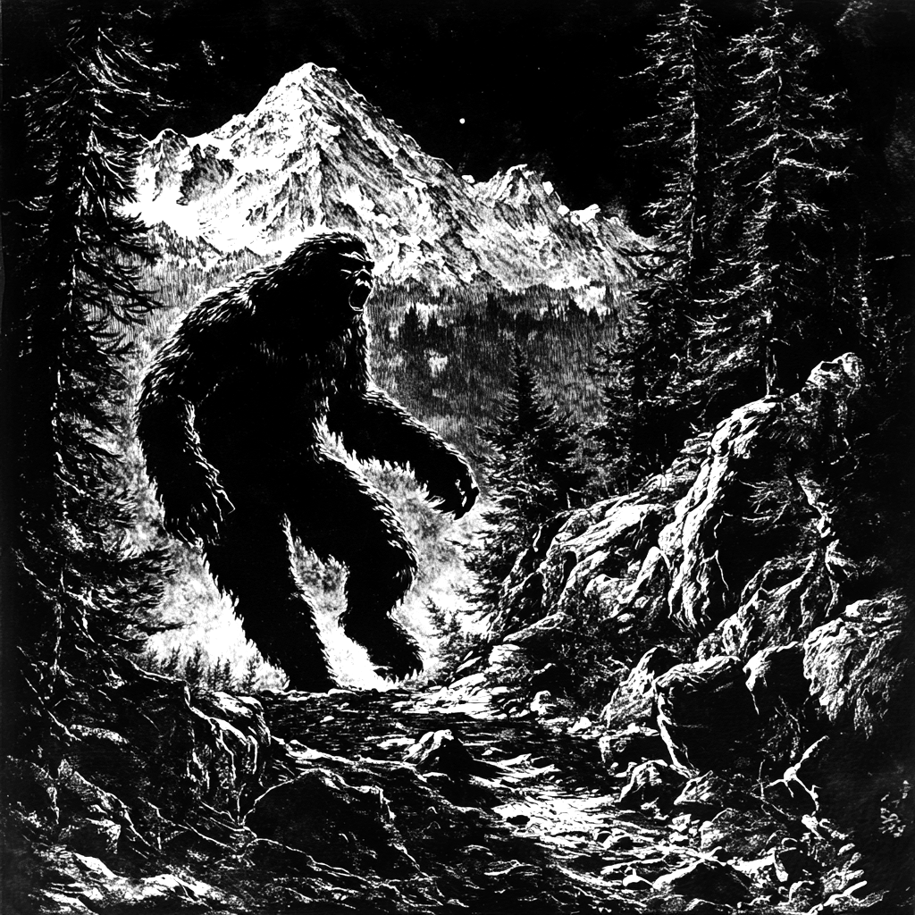 Slate Coasters - Bigfoot Second Set
