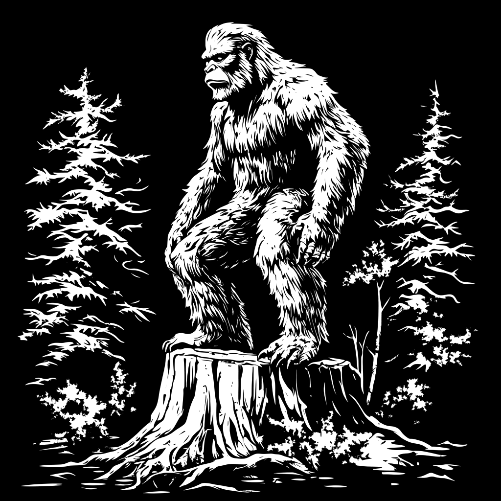 Slate Coasters - Bigfoot Second Set