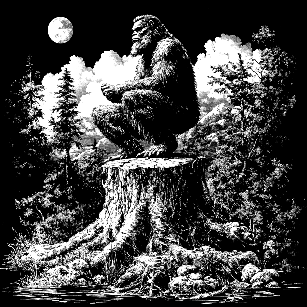 Slate Coasters - Bigfoot Second Set