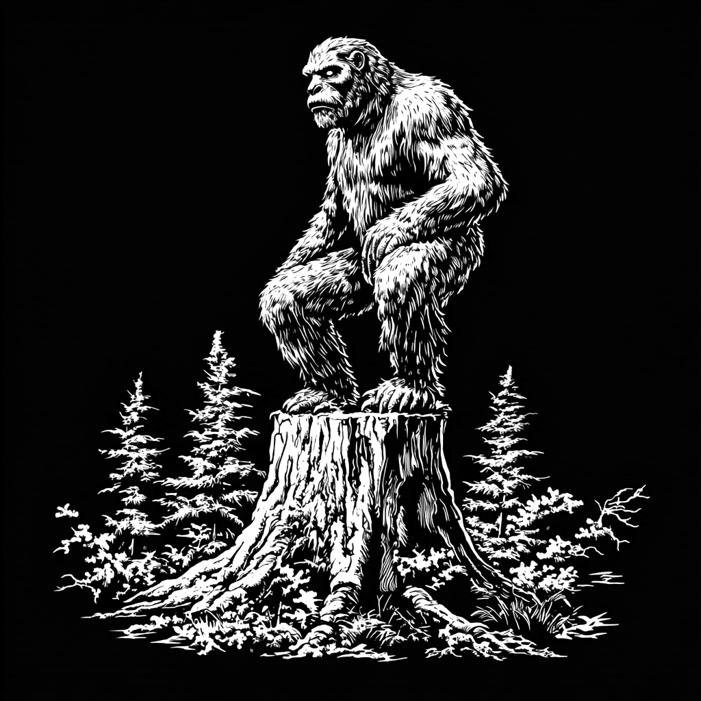 Slate Coasters - Bigfoot Second Set