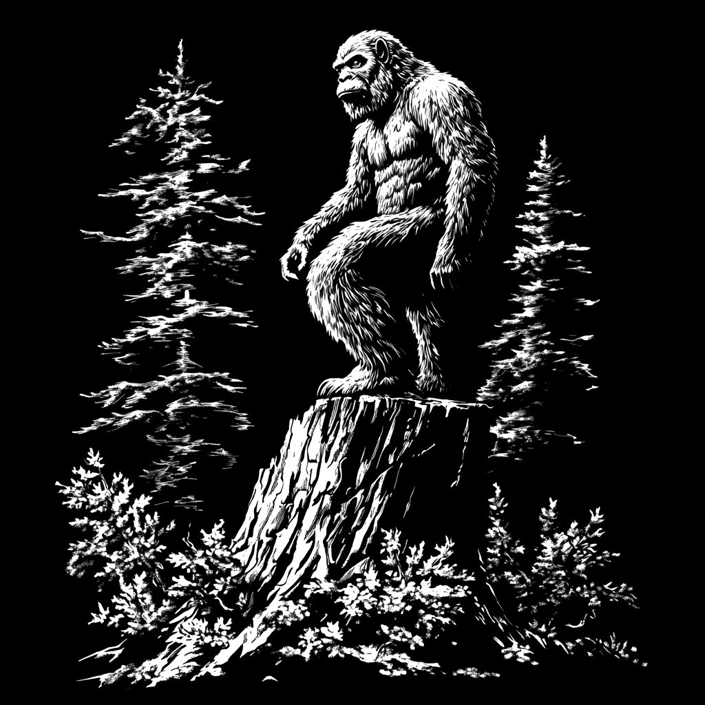 Slate Coasters - Bigfoot Second Set