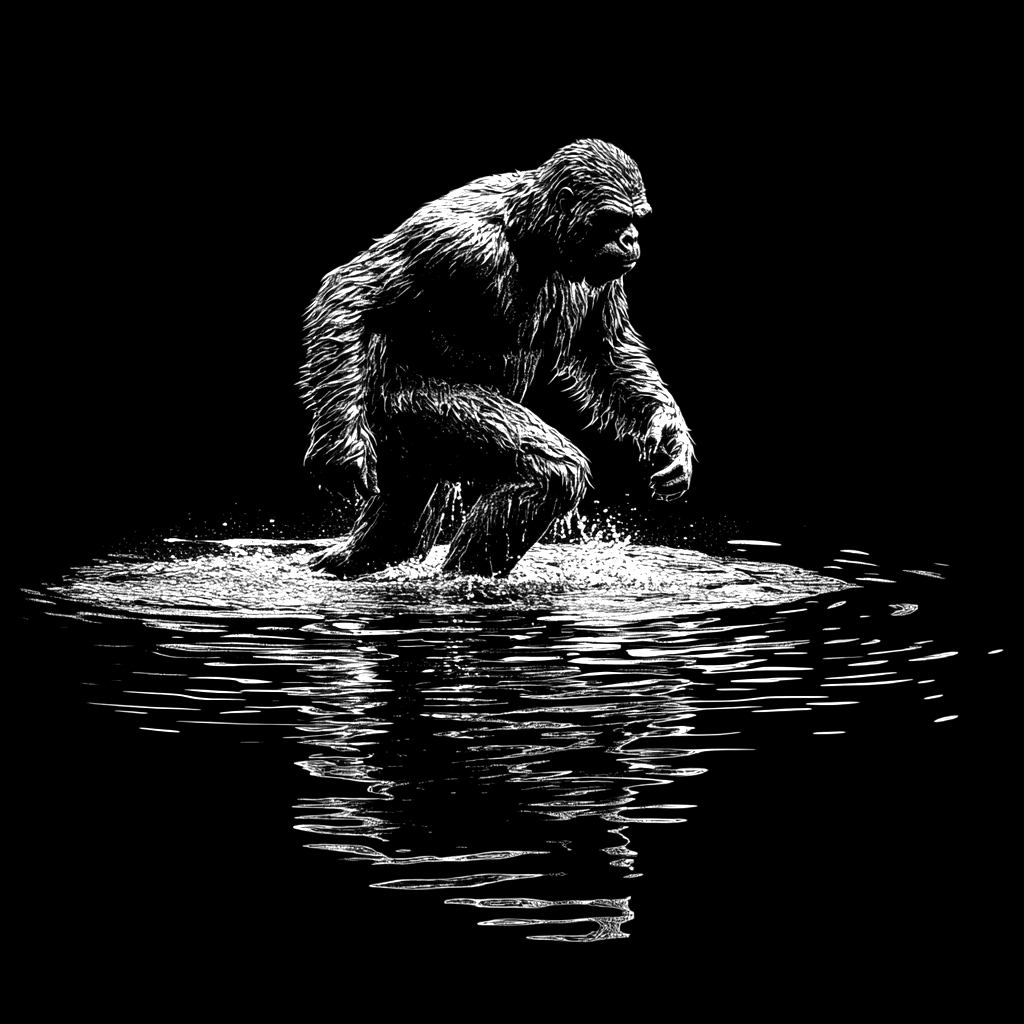 Slate Coasters - Bigfoot Second Set