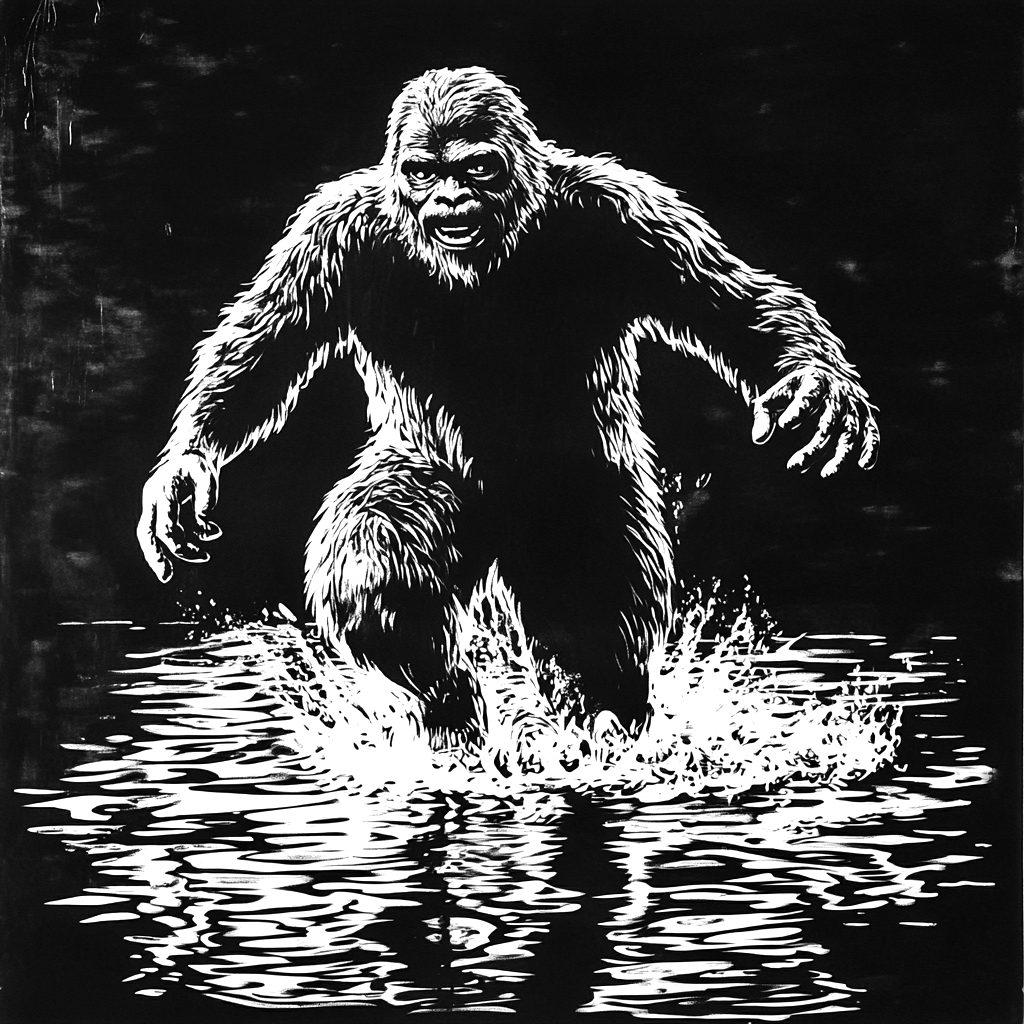 Slate Coasters - Bigfoot Second Set