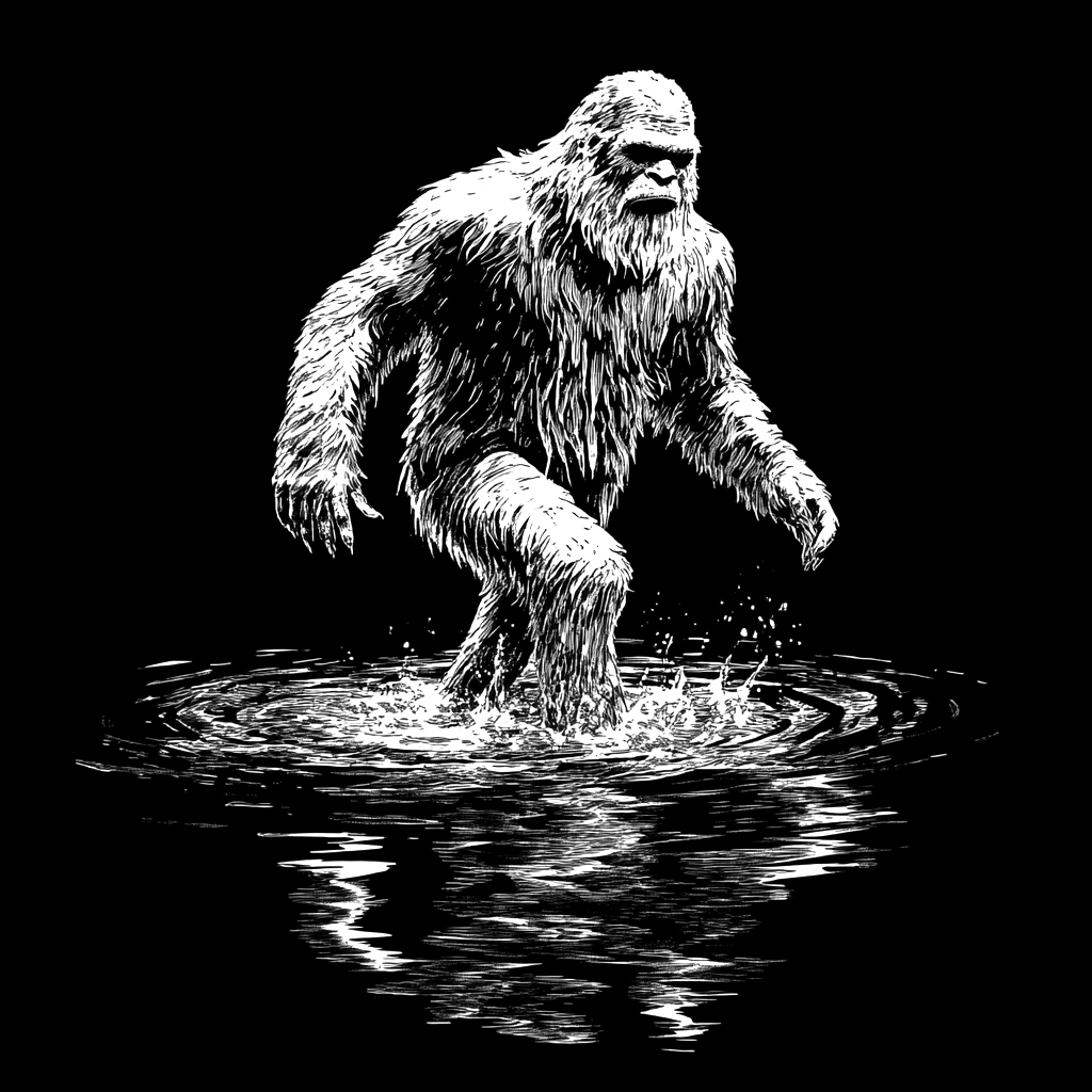 Slate Coasters - Bigfoot Second Set