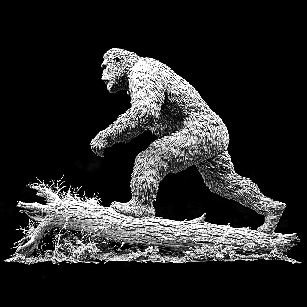 Slate Coasters - Bigfoot Second Set