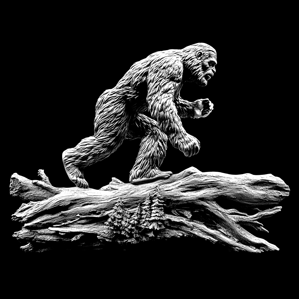 Slate Coasters - Bigfoot Second Set