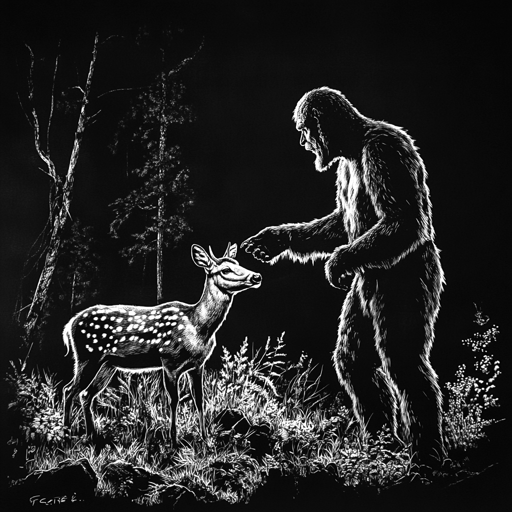 Slate Coasters - Bigfoot Second Set