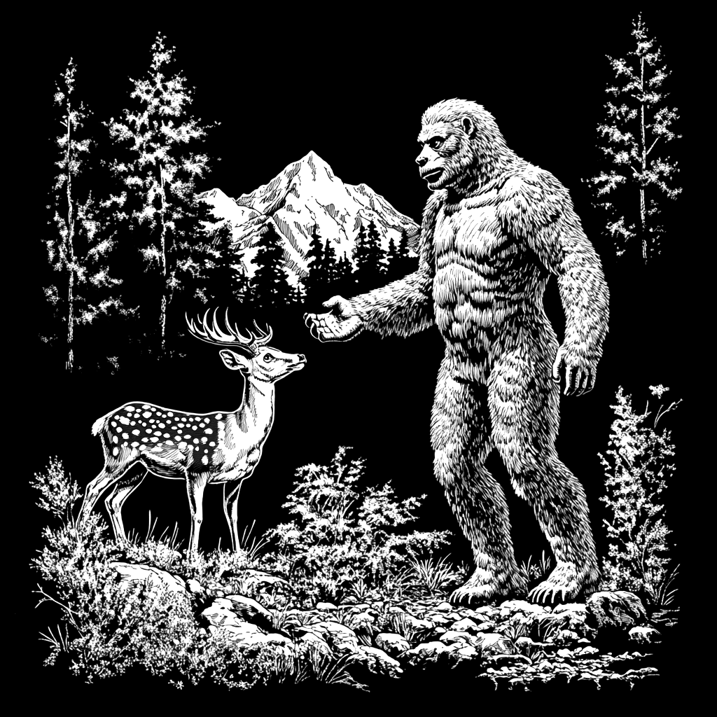 Slate Coasters - Bigfoot Second Set