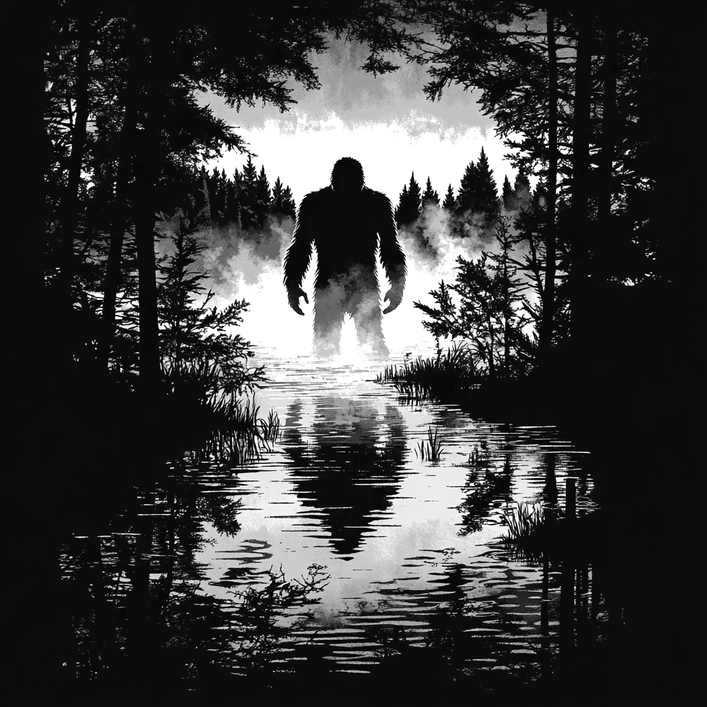 Slate Coasters - Bigfoot Second Set