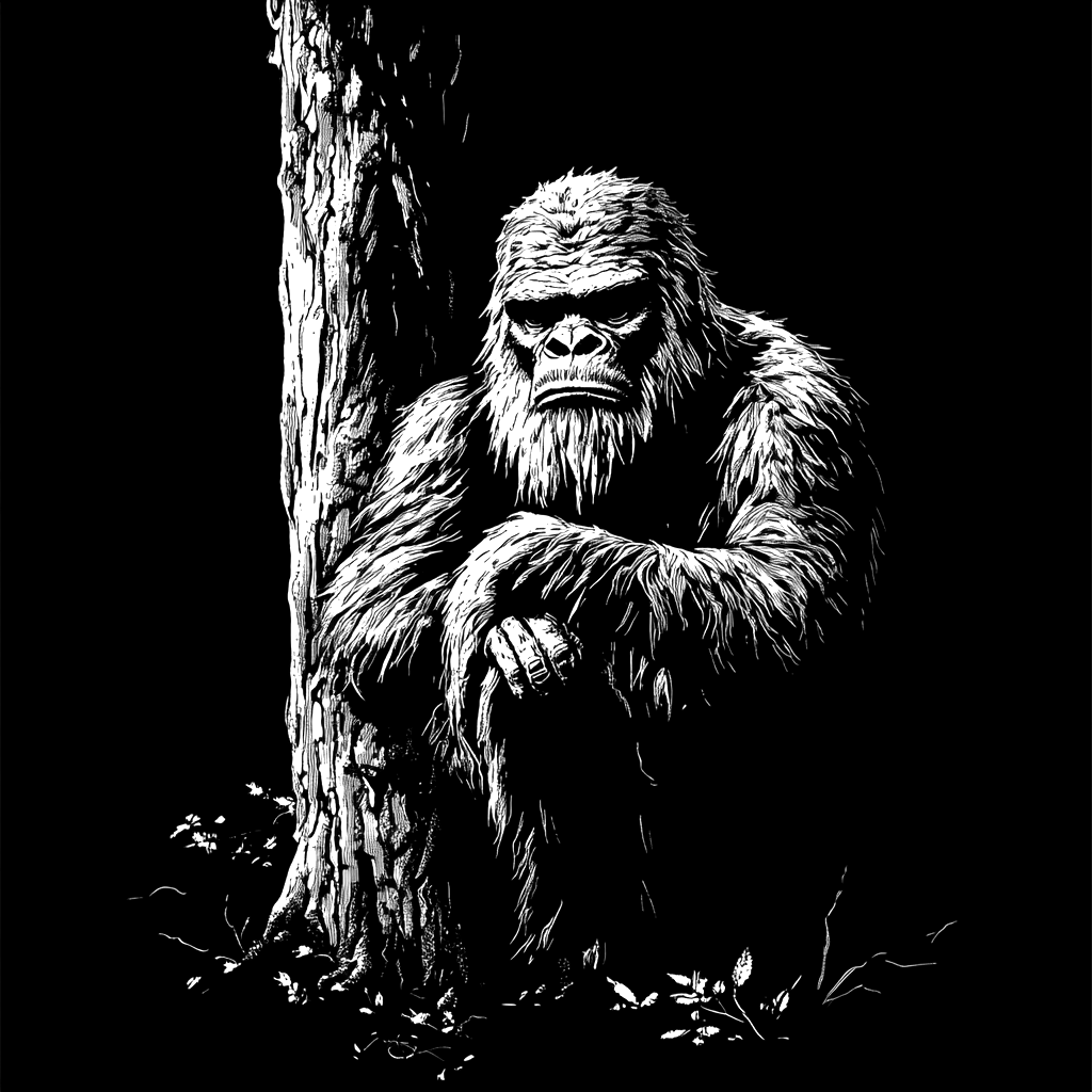 Slate Coasters - Bigfoot Second Set