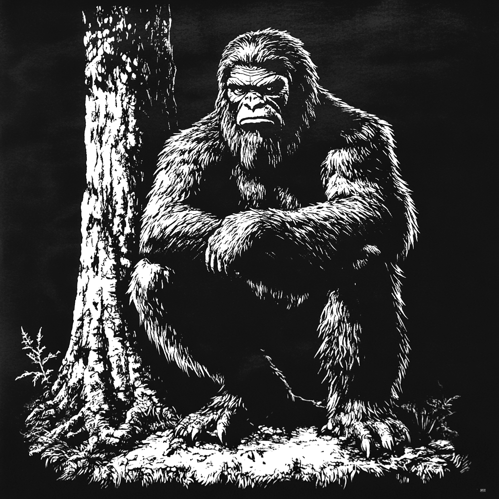 Slate Coasters - Bigfoot Second Set