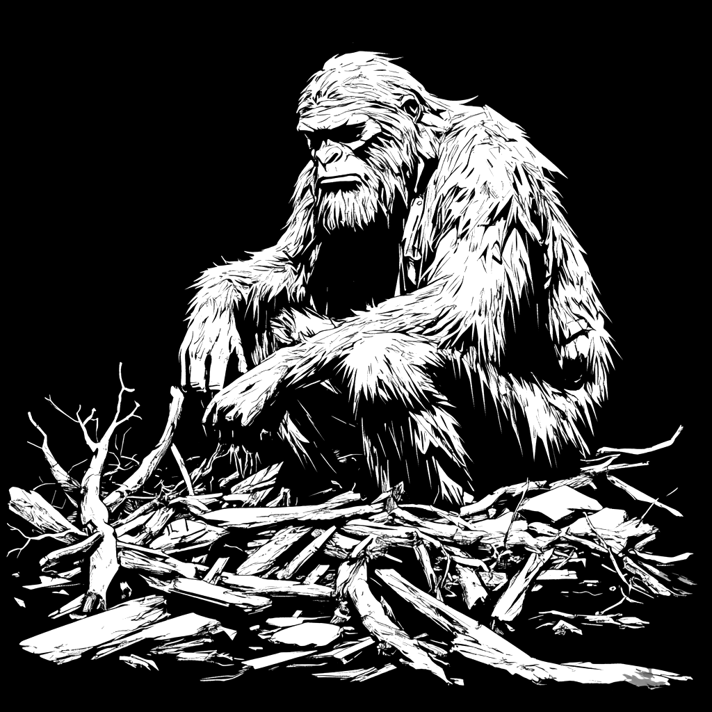 Slate Coasters - Bigfoot Second Set