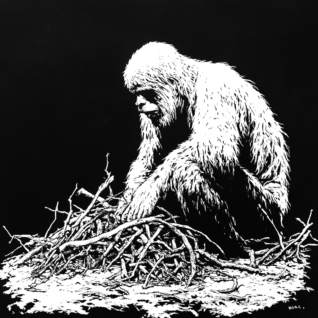 Slate Coasters - Bigfoot Second Set
