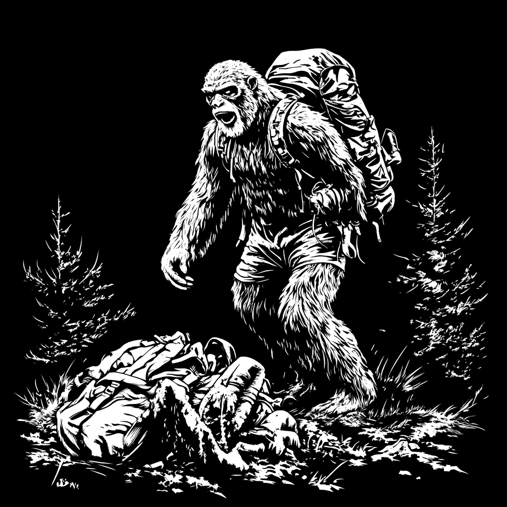Slate Coasters - Bigfoot Second Set