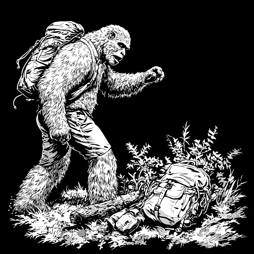 Slate Coasters - Bigfoot Second Set