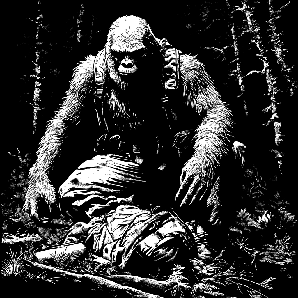 Slate Coasters - Bigfoot Second Set