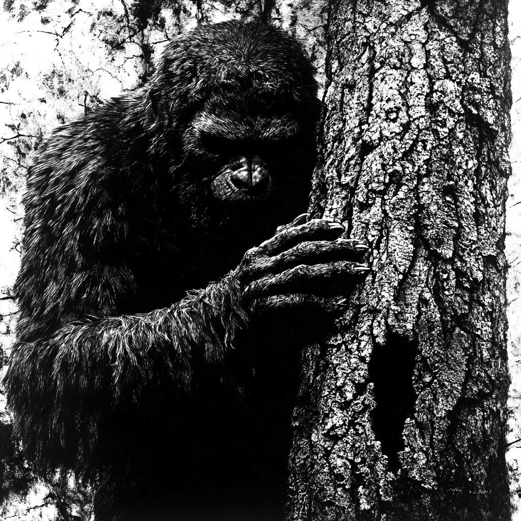 Slate Coasters - Bigfoot Second Set