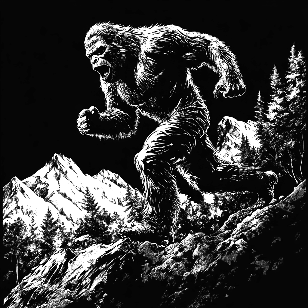 Slate Coasters - Bigfoot Second Set