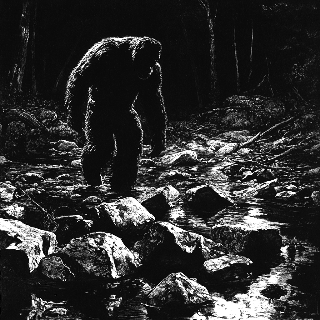 Slate Coasters - Bigfoot Second Set