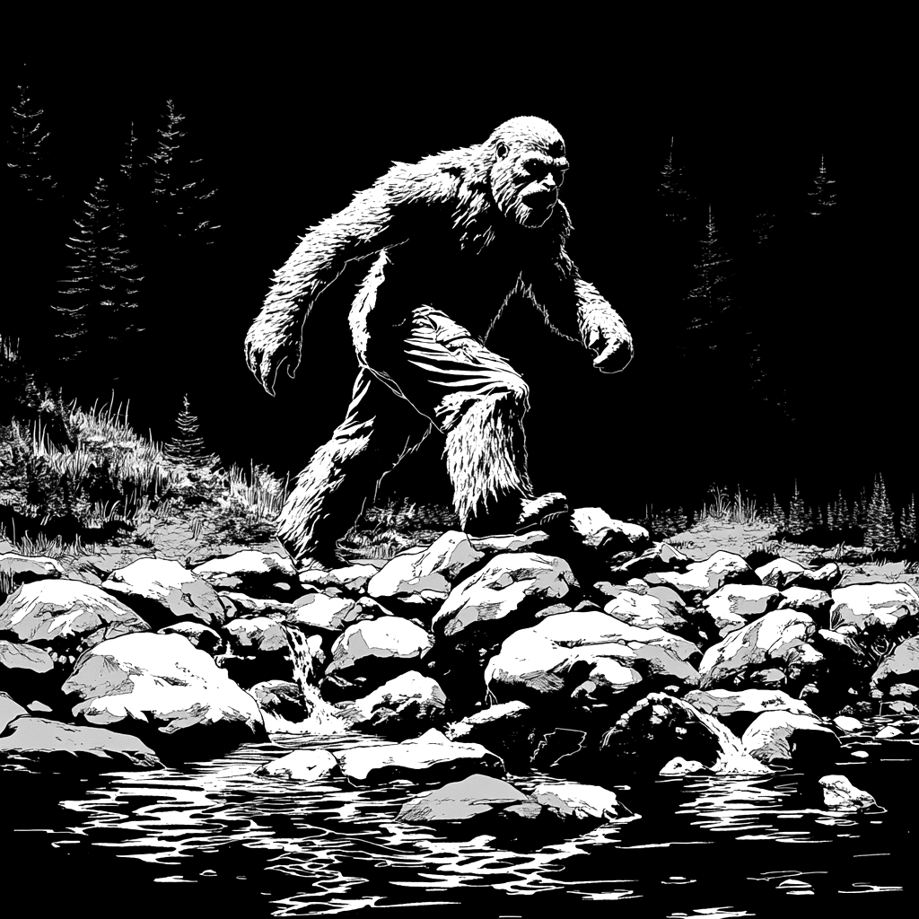 Slate Coasters - Bigfoot Second Set